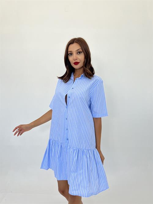 Robe Rayée - Bleu